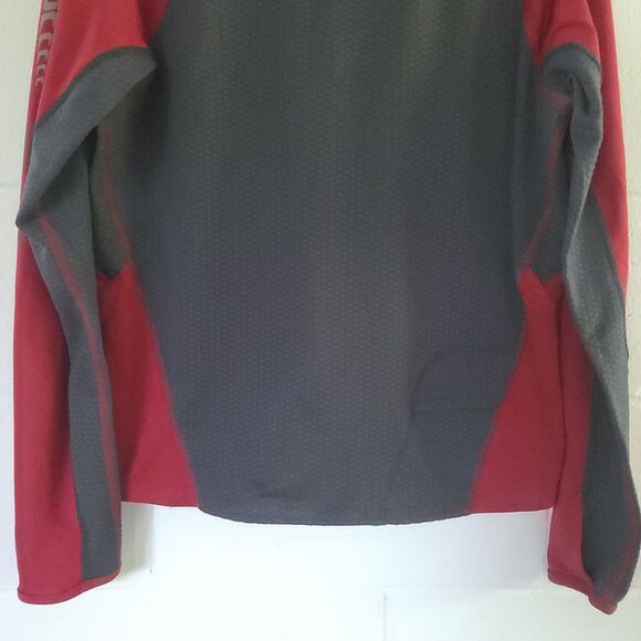 The North Face Flight Series VaporWick 1/4 Zip Pullover Men's Medium Red Gray - Picture 13 of 16